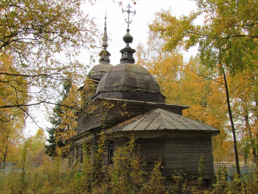 Церковь Александра Невского, Ухтома (Вашкинский район, Вологодская область). фасады, вид с юго-востока