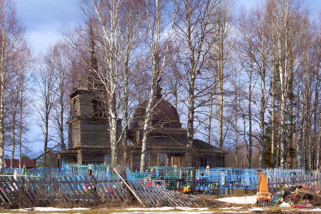Церковь Александра Невского, Ухтома (Вашкинский район, Вологодская область). фасады, Ухтома. Церковь Александра Невского