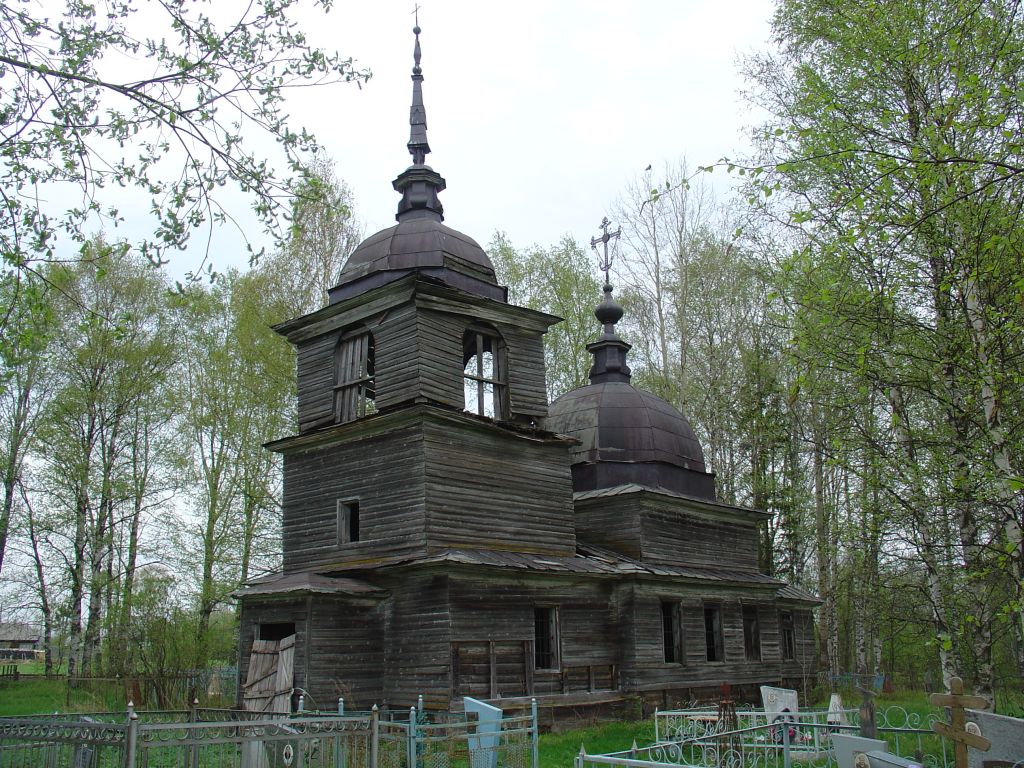 Церковь Александра Невского, Ухтома (Вашкинский район, Вологодская область). фасады