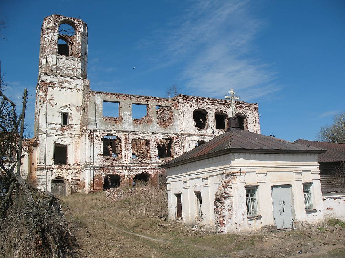 фасады. Церковь Благовещения Пресвятой Богородицы, Волокославинское (Кирилловский район, Вологодская область)