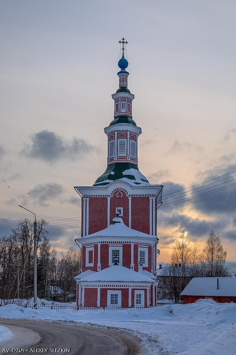 художественные фотографии. Церковь Рождества Христова, Тотьма (Тотемский район, Вологодская область)
