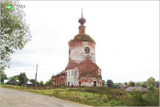 Церковь Димитрия Солунского, Непотягово (Гаврилово-Посадский район, Ивановская область). фасады, Вид с юго-востока