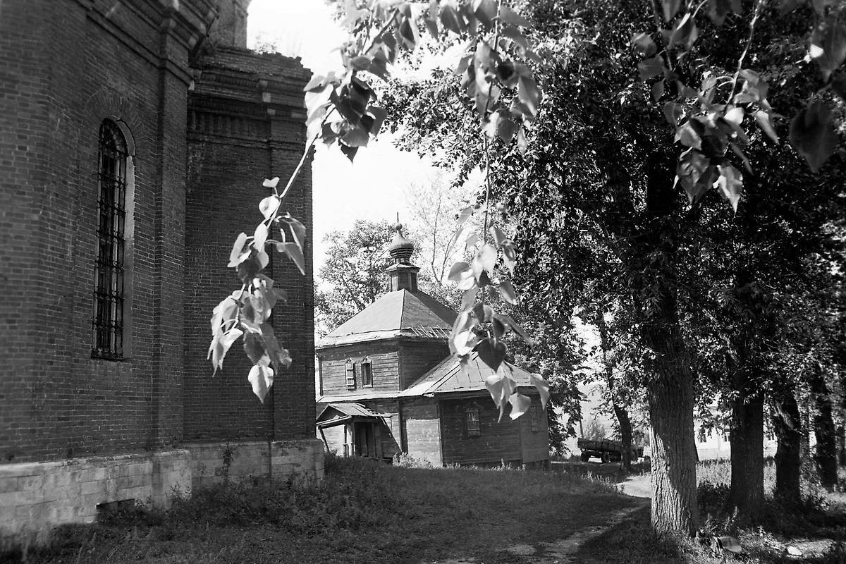 архивная фотография. Церковь Всех Святых, Сосновка (Озёрский городской округ, Московская область)