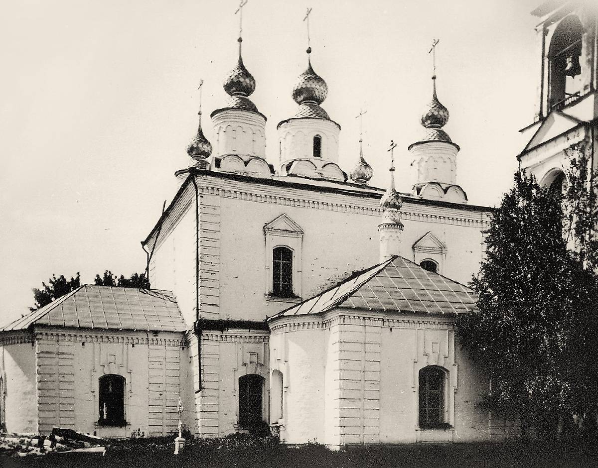 Фотография нач. ХХ в., архивная фотография. Собор Преображения Господня, Галич (Галичский район, Костромская область)