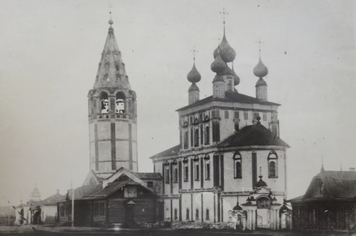 Церковь Иоакима и Анны, Шекшово (Гаврилово-Посадский район, Ивановская область). архивная фотография, Фото 1900-1916 гг. Источник:https://goskatalog.ru/portal/#/collections?id=30214780