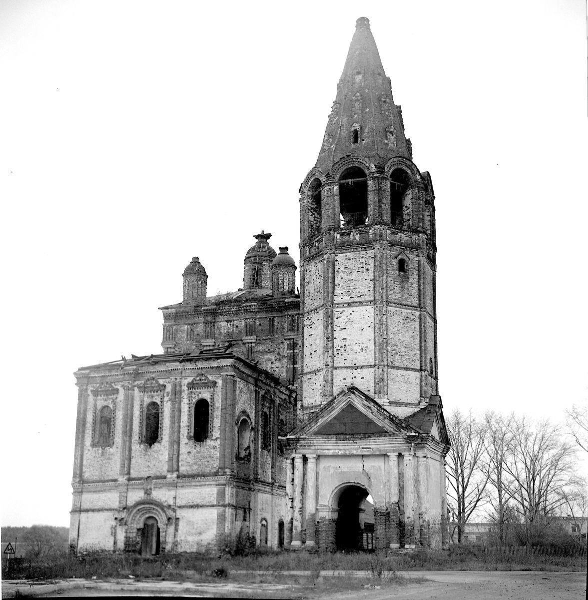 фасады. Церковь Иоакима и Анны, Шекшово (Гаврилово-Посадский район, Ивановская область)