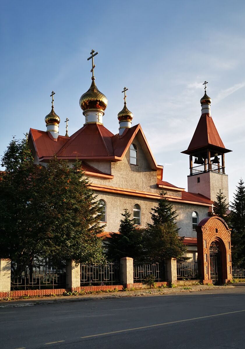 Церковь Успения Пресвятой Богородицы, Елизово (Елизовский район и г. Елизово, Камчатский край). фасады