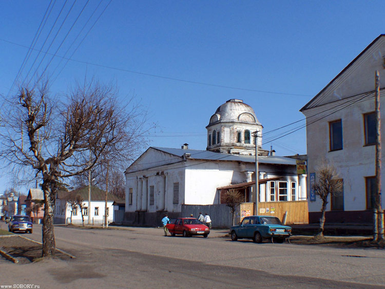 Галич. Собор Благовещения Пресвятой Богородицы. общий вид в ландшафте, Вид на собор и ул.Свободы