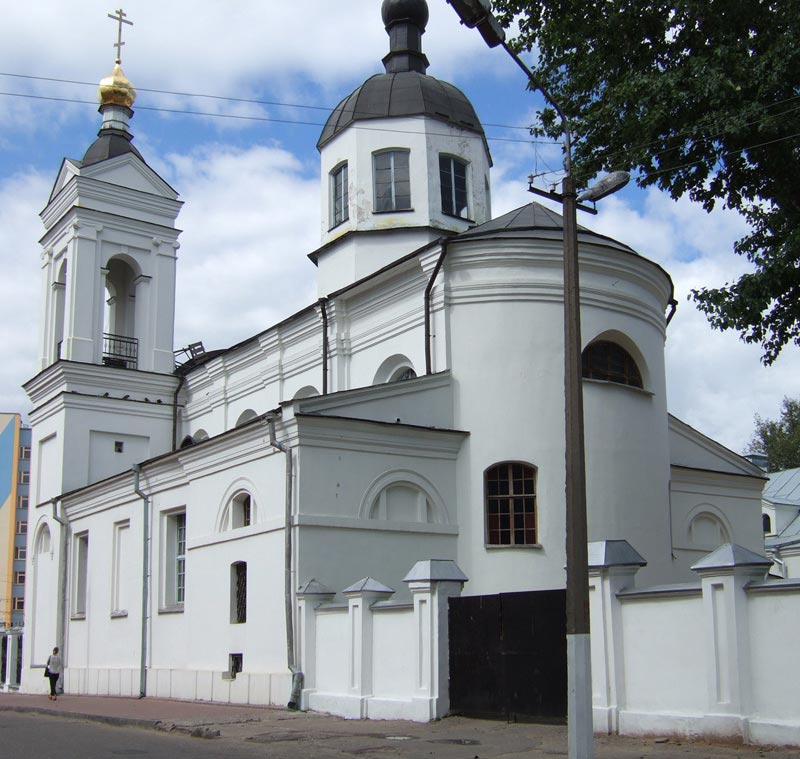 Кафедральный собор Покрова Пресвятой Богородицы, Витебск (Витебск, город, Беларусь, Витебская область). фасады, Вид с юго-востока.