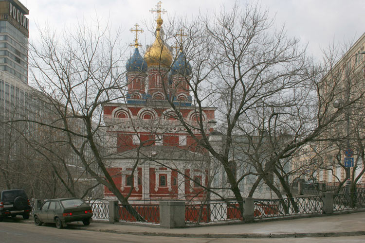 Тверской. Церковь Георгия Победоносца (Покрова Пресвятой Богородицы) на Псковской горе. фасады