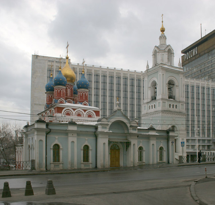 Тверской. Церковь Георгия Победоносца (Покрова Пресвятой Богородицы) на Псковской горе. фасады