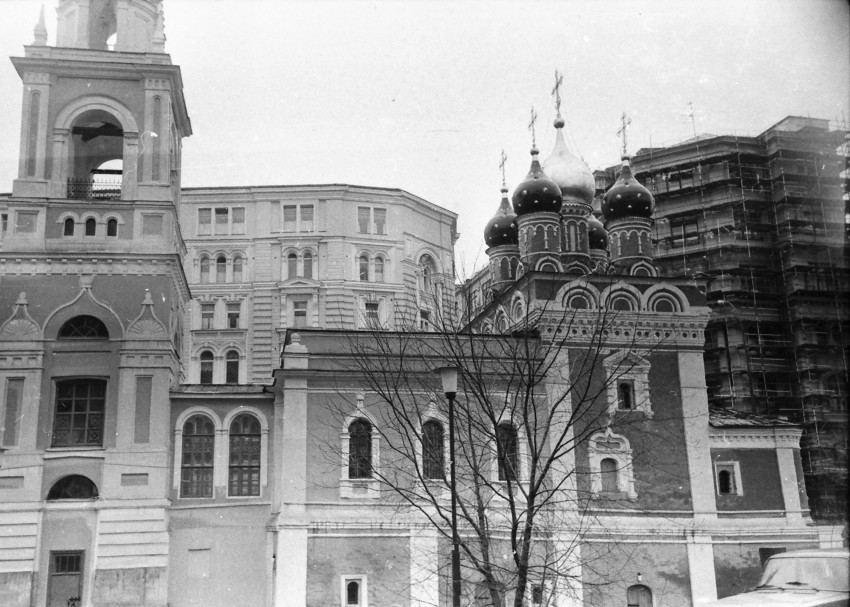 Тверской. Церковь Георгия Победоносца (Покрова Пресвятой Богородицы) на Псковской горе. фасады