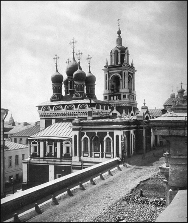 Церковь Георгия Победоносца (Покрова Пресвятой Богородицы) на Псковской горе, Тверской (Центральный административный округ (ЦАО), г. Москва). архивная фотография, Альбом Найденова