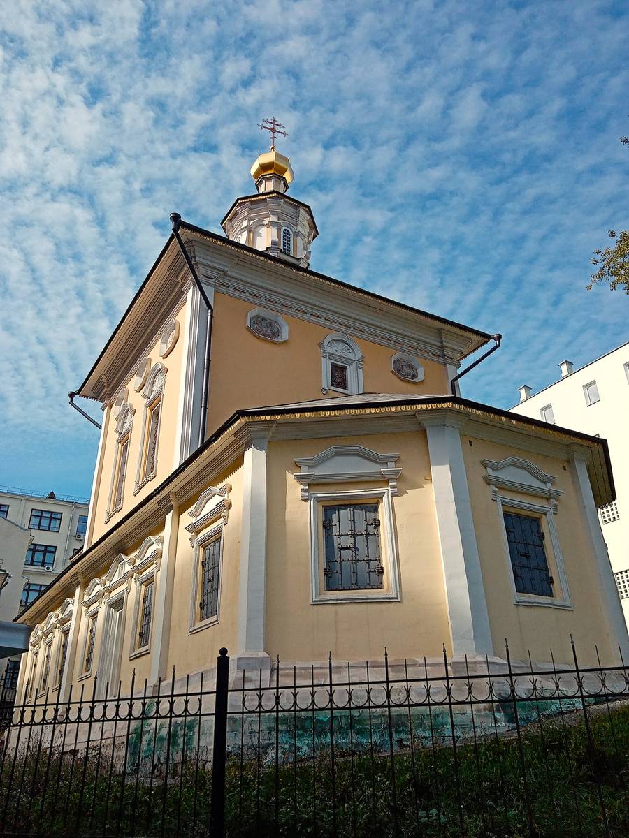 Церковь Рождества Иоанна Предтечи у Варварских ворот, Тверской (Центральный административный округ (ЦАО), г. Москва). архитектурные детали, Вид с востока