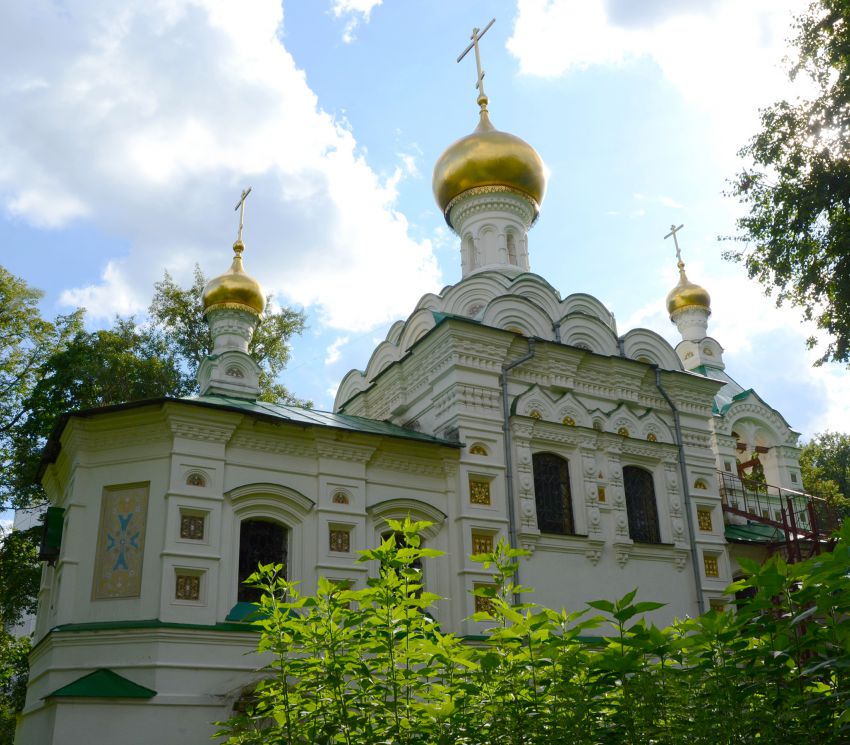 Церковь Троицы Живоначальной при больнице святого Владимира, Сокольники (Восточный административный округ (ВАО), г. Москва). фасады, Вид храма с северной стороны