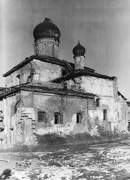Церковь Зачатия Анны "что в углу", Юго-западный угол. Фото Каверзнева М. Г.  17.11.1954 г. из коллекции ГНИМА. (ГК № 35246126)<br>, Москва, Центральный административный округ (ЦАО), г. Москва
