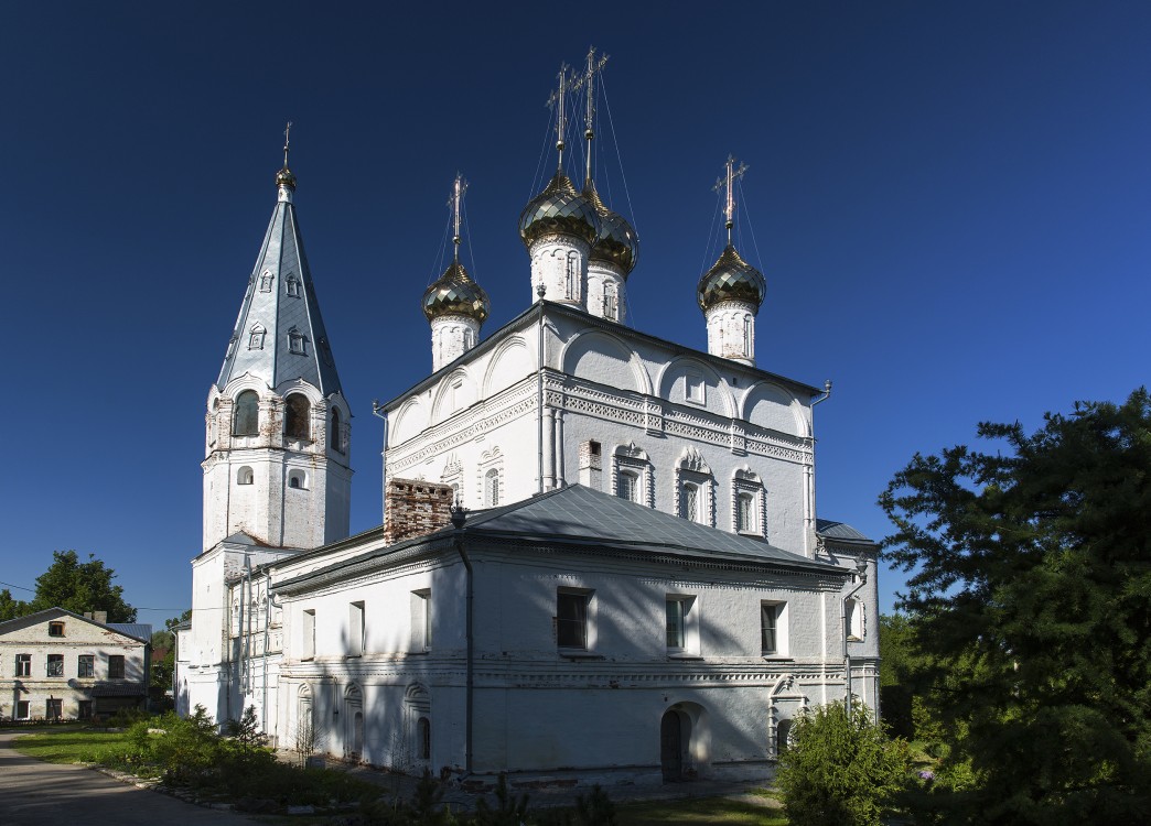 Благовещенский монастырь. Собор Благовещения Пресвятой Богородицы с колокольней, Вязники (Вязниковский район, Владимирская область). фасады