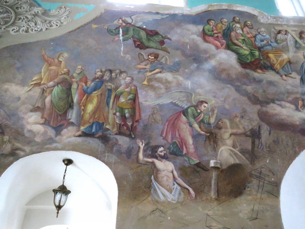 Благовещенский монастырь. Собор Благовещения Пресвятой Богородицы с колокольней, Вязники (Вязниковский район, Владимирская область). интерьер и убранство, Росписи в верхнем храме