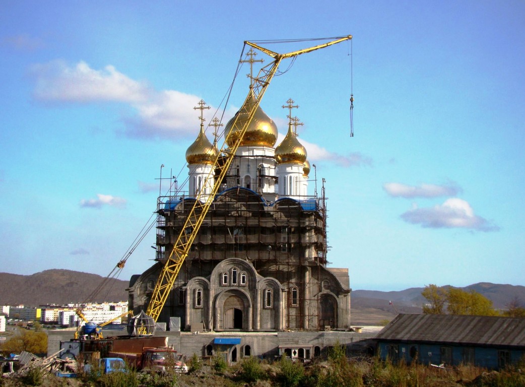 Кафедральный собор Троицы Живоначальной, Петропавловск-Камчатский (Петропавловск-Камчатский, город, Камчатский край). документальные фотографии