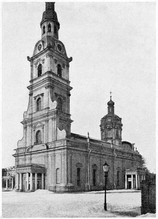 Петроградский район. Собор Петра и Павла. архивная фотография,  Фото с сайта pastvu.ru Фото 1900 г.