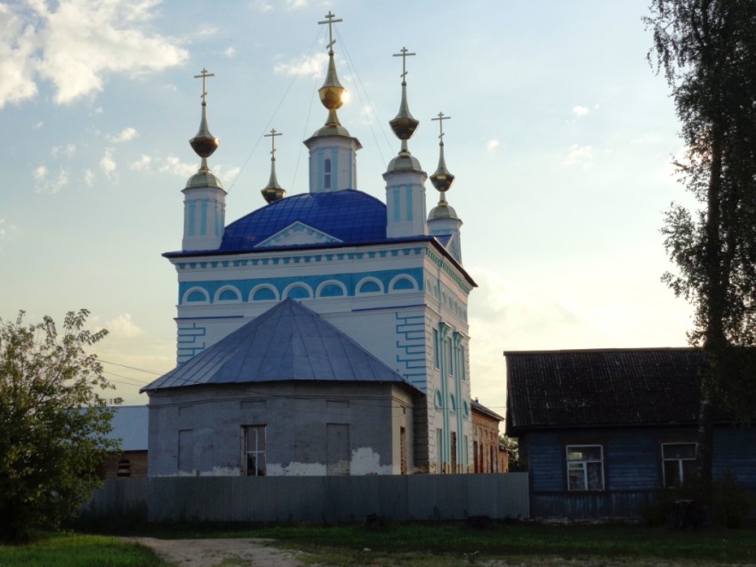 Церковь Михаила Архангела, Сарыево (Вязниковский район, Владимирская область). фасады, Внешне восстановление церкви практически завершено
