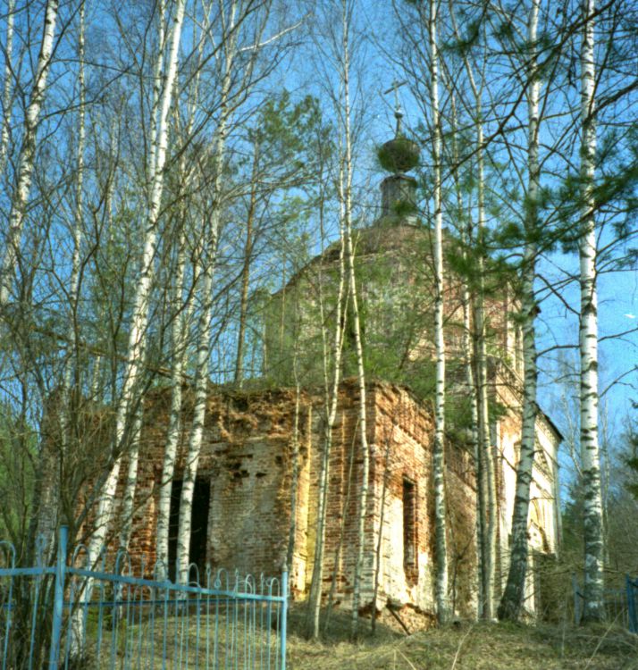 Озёрки (погост Николо-Дебри). Церковь Николая Чудотворца. фасады, юго-западный фасад