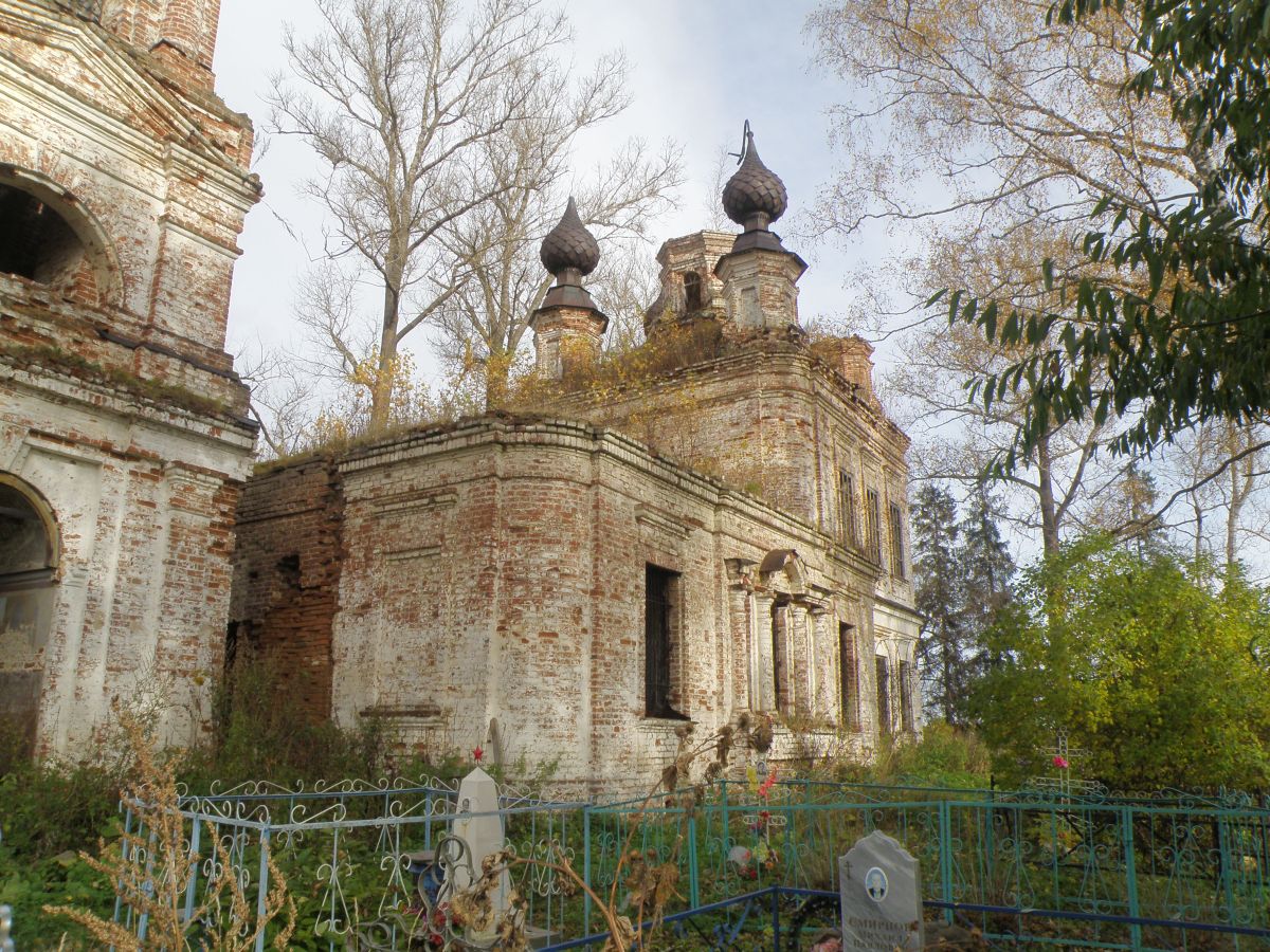 Церковь Воскресения Христова, Залужье (Судиславский район, Костромская область). архитектурные детали
