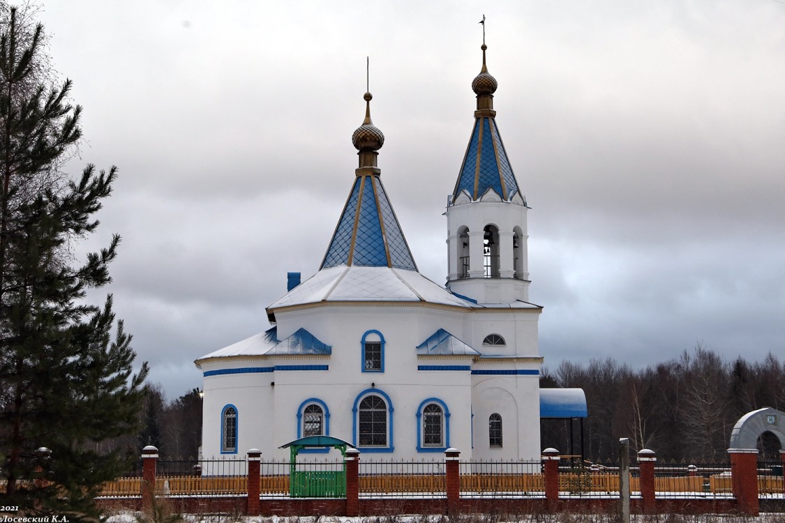 Церковь Смоленской иконы Божией Матери, Мстёра, посёлок станции (Вязниковский район, Владимирская область). фасады, Вид с севера
