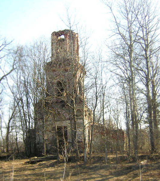 Медуши. Церковь Троицы Живоначальной. фасады