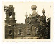 Церковь Георгия Победоносца, Южный фасад. Фото 1941 г. с аукциона e-bay.de<br>, Ратчино, Кингисеппский район, Ленинградская область