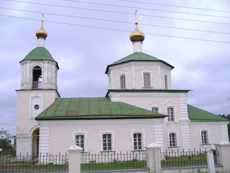 Власьево. Церковь Казанской иконы Божией Матери. фасады