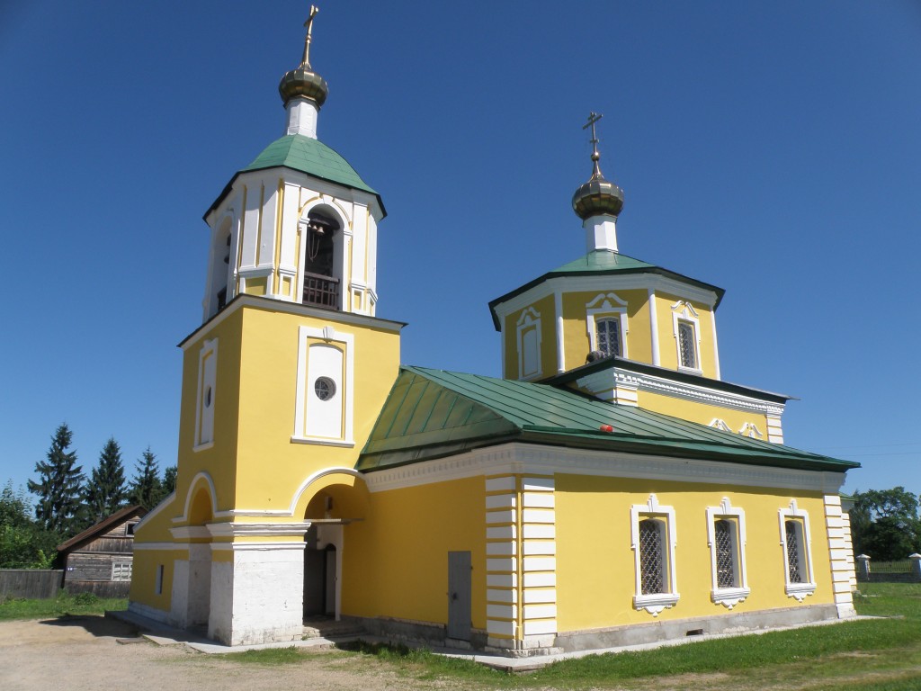 Власьево. Церковь Казанской иконы Божией Матери. фасады