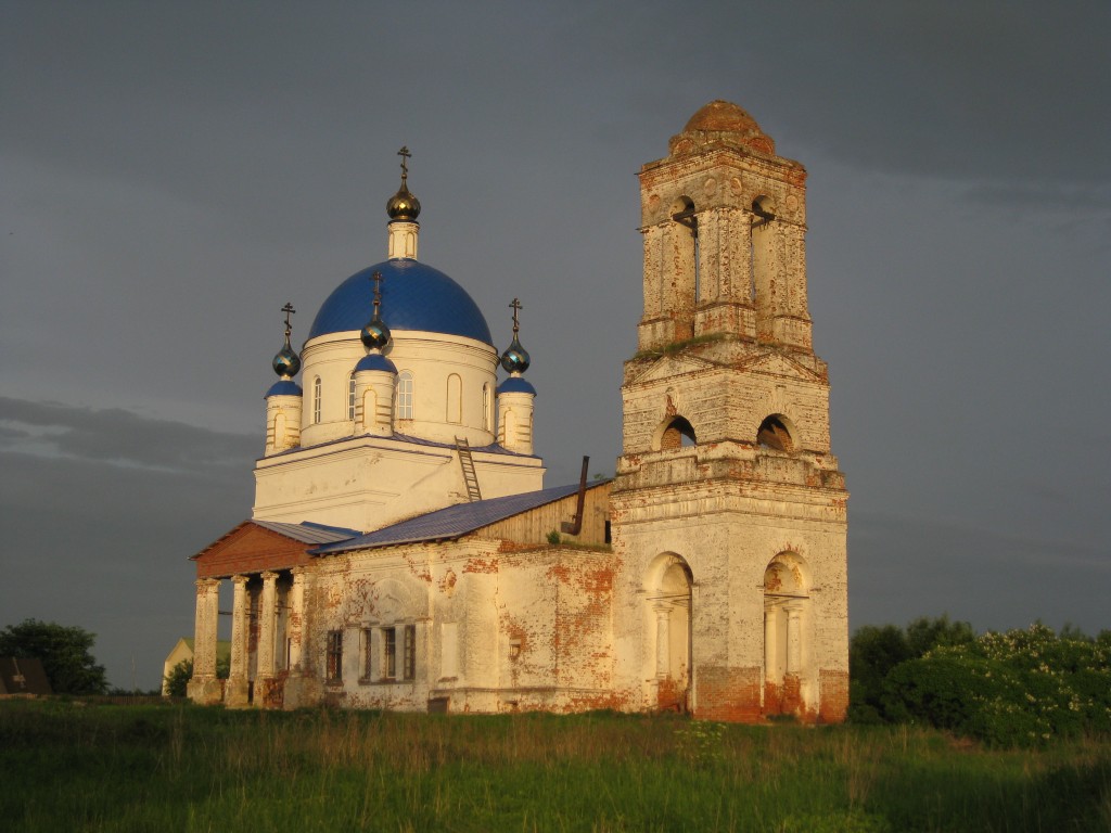 Овсянниково. Церковь Казанской иконы Божией Матери. фасады