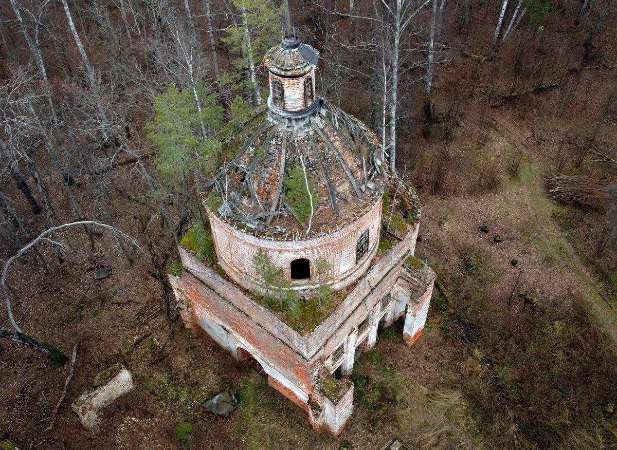 фасады. Церковь Преображения Господня, Погост Венец (Ковровский район и г. Ковров, Владимирская область)
