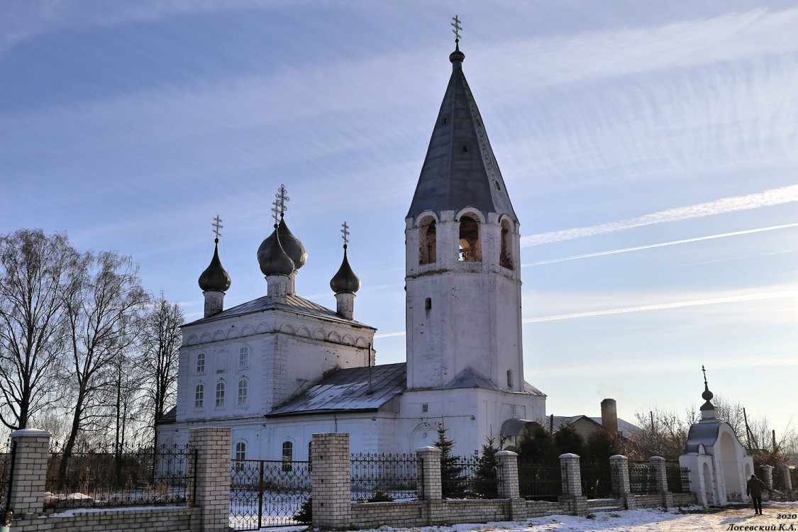 Церковь Димитрия Солунского, Осипово (Ковровский район и г. Ковров, Владимирская область). фасады