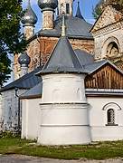 Церковь Рождества Пресвятой Богородицы, Восстановленная Северо-западная башенка ограды, Троицкое Татарово, Вязниковский район, Владимирская область