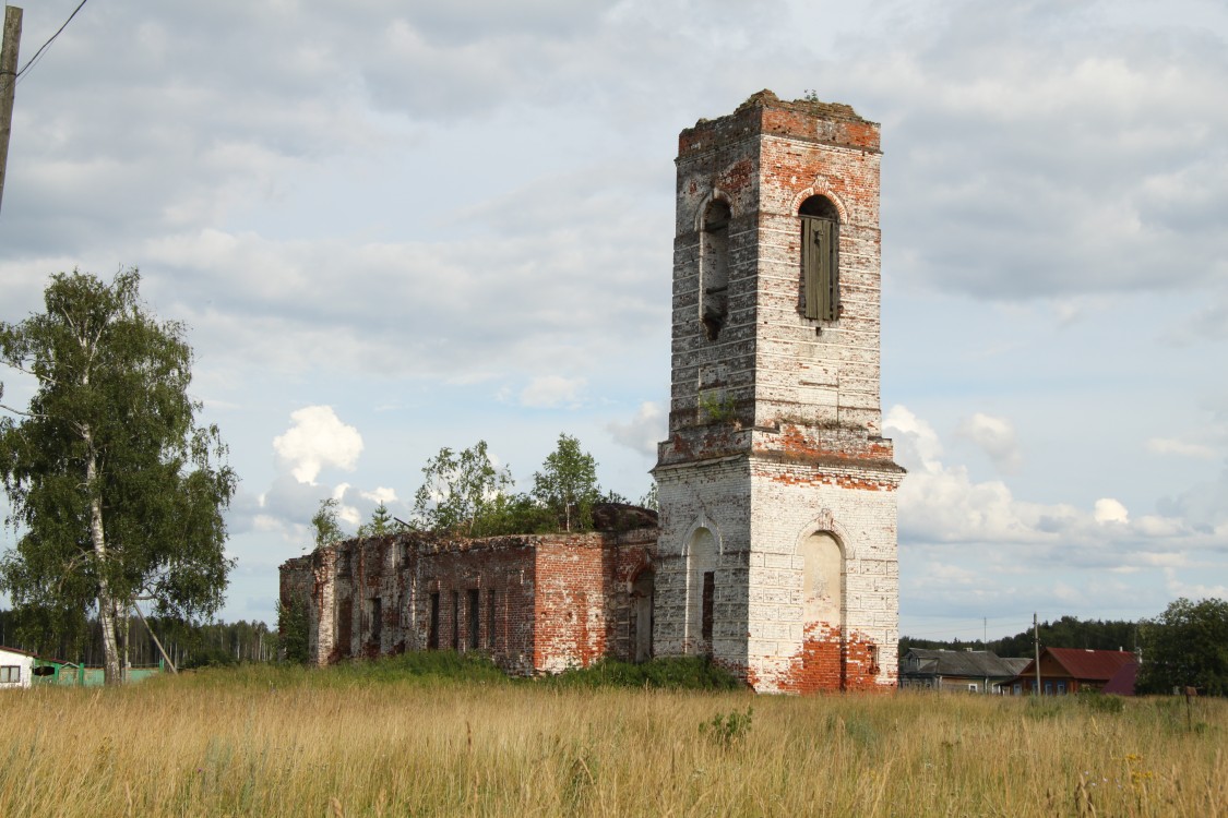 Санниково. Церковь Троицы живоначальной. фасады