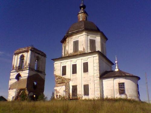 Церковь Илии Пророка, Коротец (Кирилловский район, Вологодская область). фасады, церковь Ильи Пророка http://www.korotec.narod.ru/