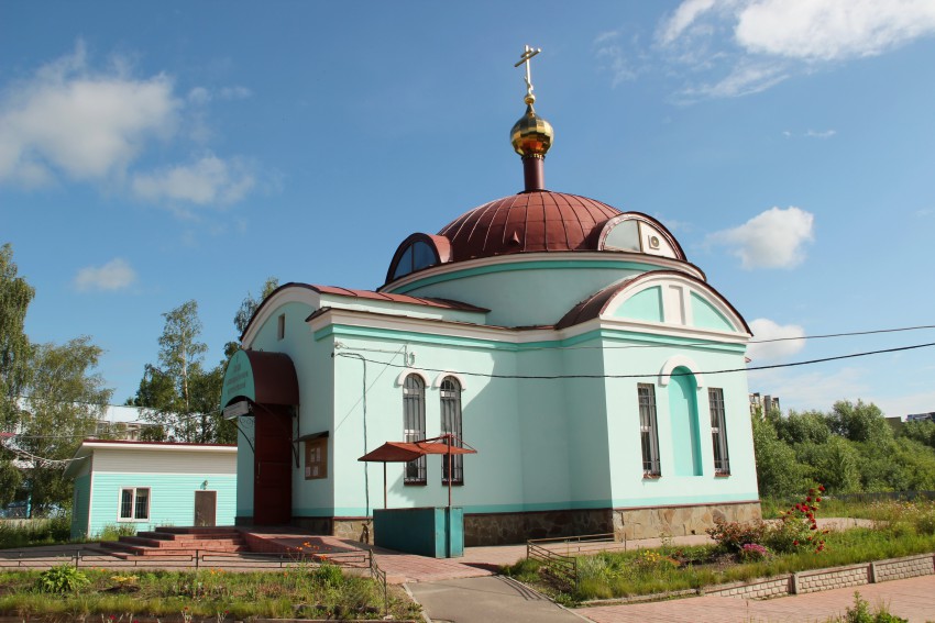 Тверь. Церковь Ксении Петербургской. общий вид в ландшафте