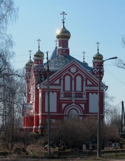 Ёгла. Церковь Тихвинской иконы Божией Матери. фасады