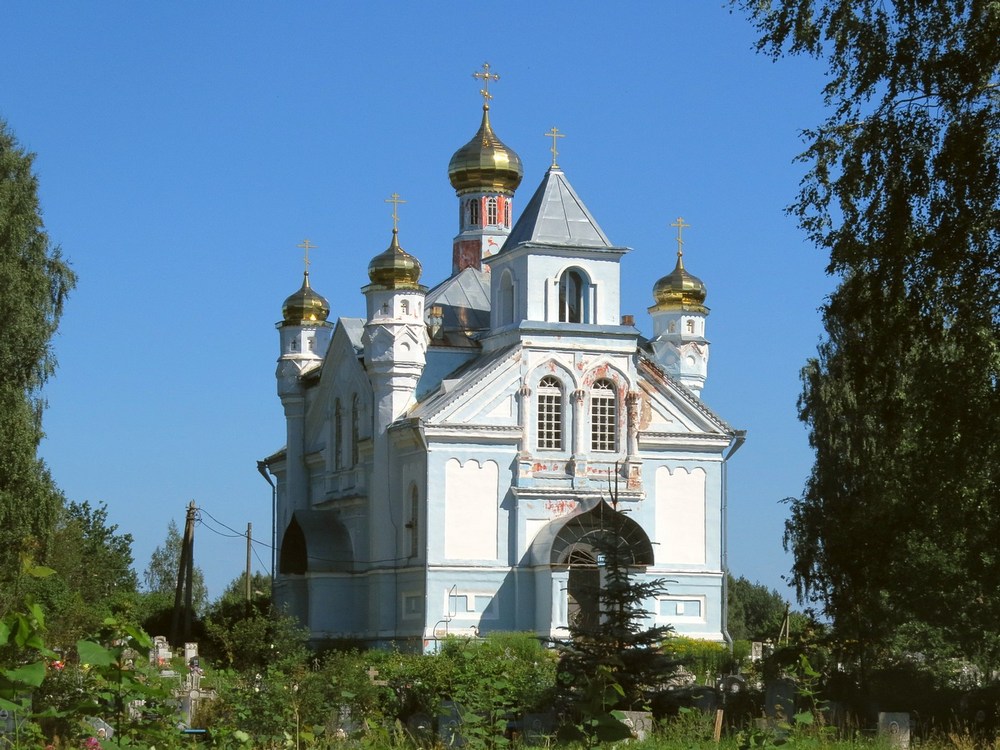 Ёгла. Церковь Тихвинской иконы Божией Матери. фасады