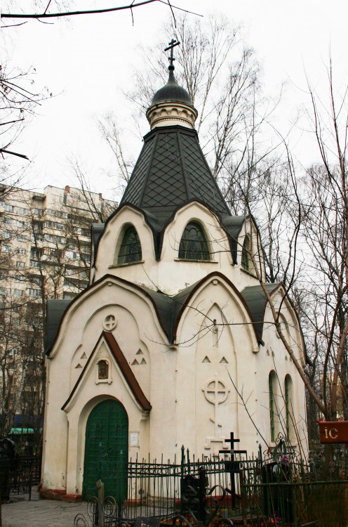 Часовня-усыпальница А.Т. Колычева на Богородском кладбище, Богородское (Восточный административный округ (ВАО), г. Москва). фасады