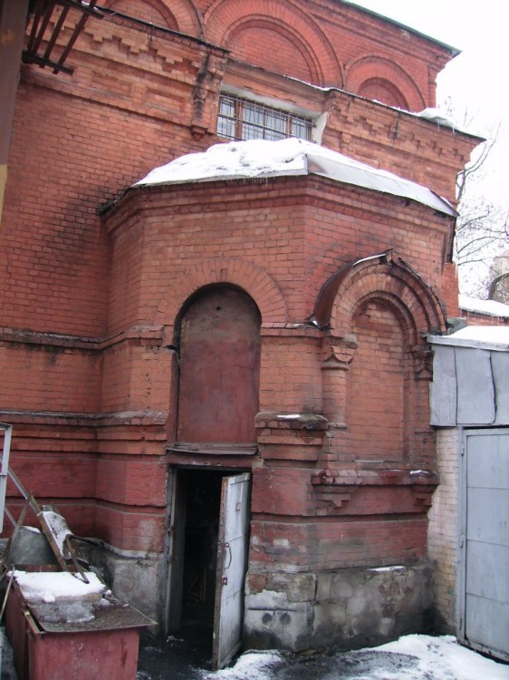 Сокольники. Церковь Благовещения Пресвятой Богородицы при штабе ВДВ в Сокольниках. документальные фотографии, Апсида