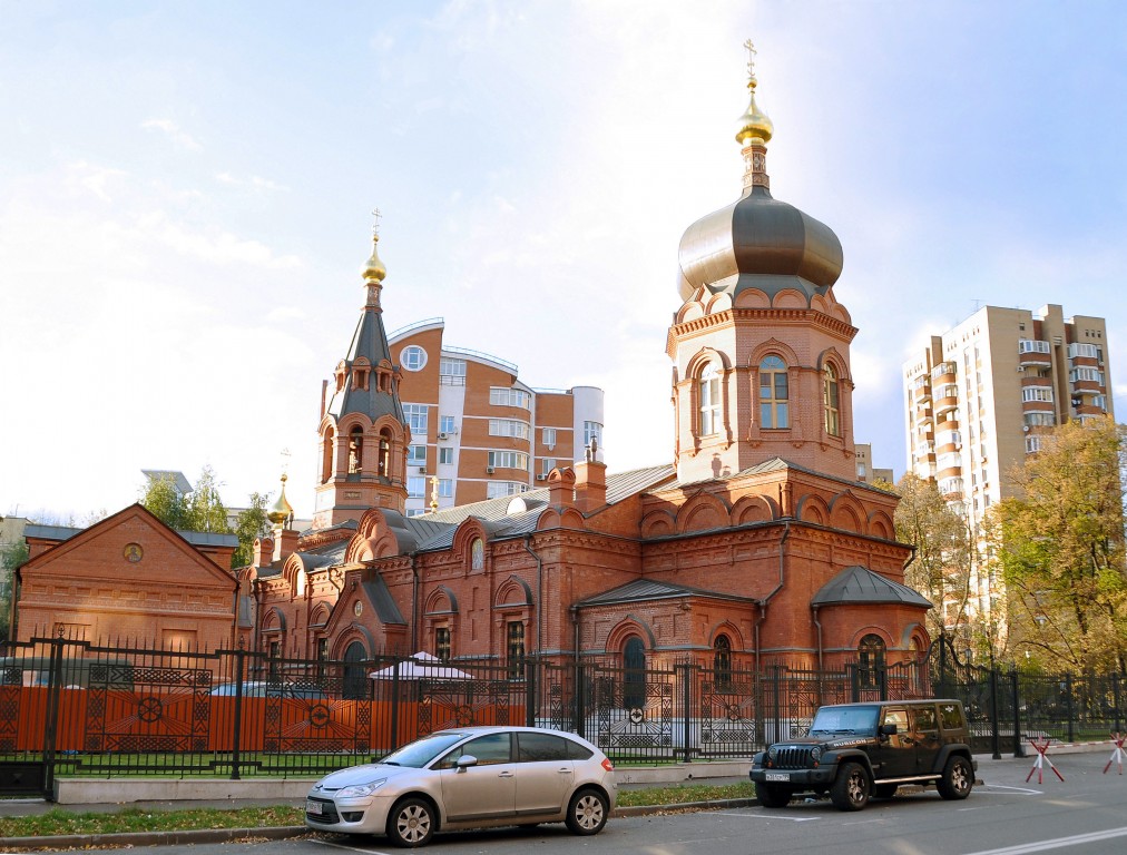 Сокольники. Церковь Благовещения Пресвятой Богородицы при штабе ВДВ в Сокольниках. фасады