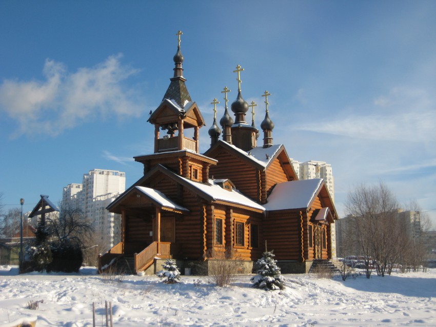 Митино. Церковь Почаевской иконы Божией Матери. фасады