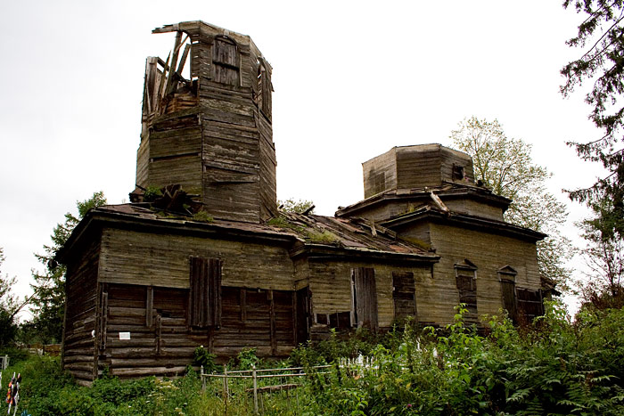Церковь Георгия Победоносца, Ручьи (Крестецкий район, Новгородская область). фасады, Южный фасад