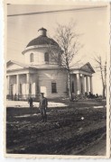 Церковь Преображения Господня, Фото 1942 г. с аукциона e-bay.de<br>, Спас-Деменск, Спас-Деменский район, Калужская область