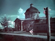 Церковь Преображения Господня, Фото 1942 г. с аукциона e-bay.de<br>, Спас-Деменск, Спас-Деменский район, Калужская область