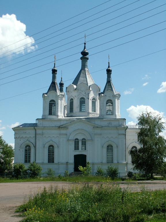 Церковь Покрова Пресвятой Богородицы (холодная), Ачадово (Зубово-Полянский район, Республика Мордовия). фасады