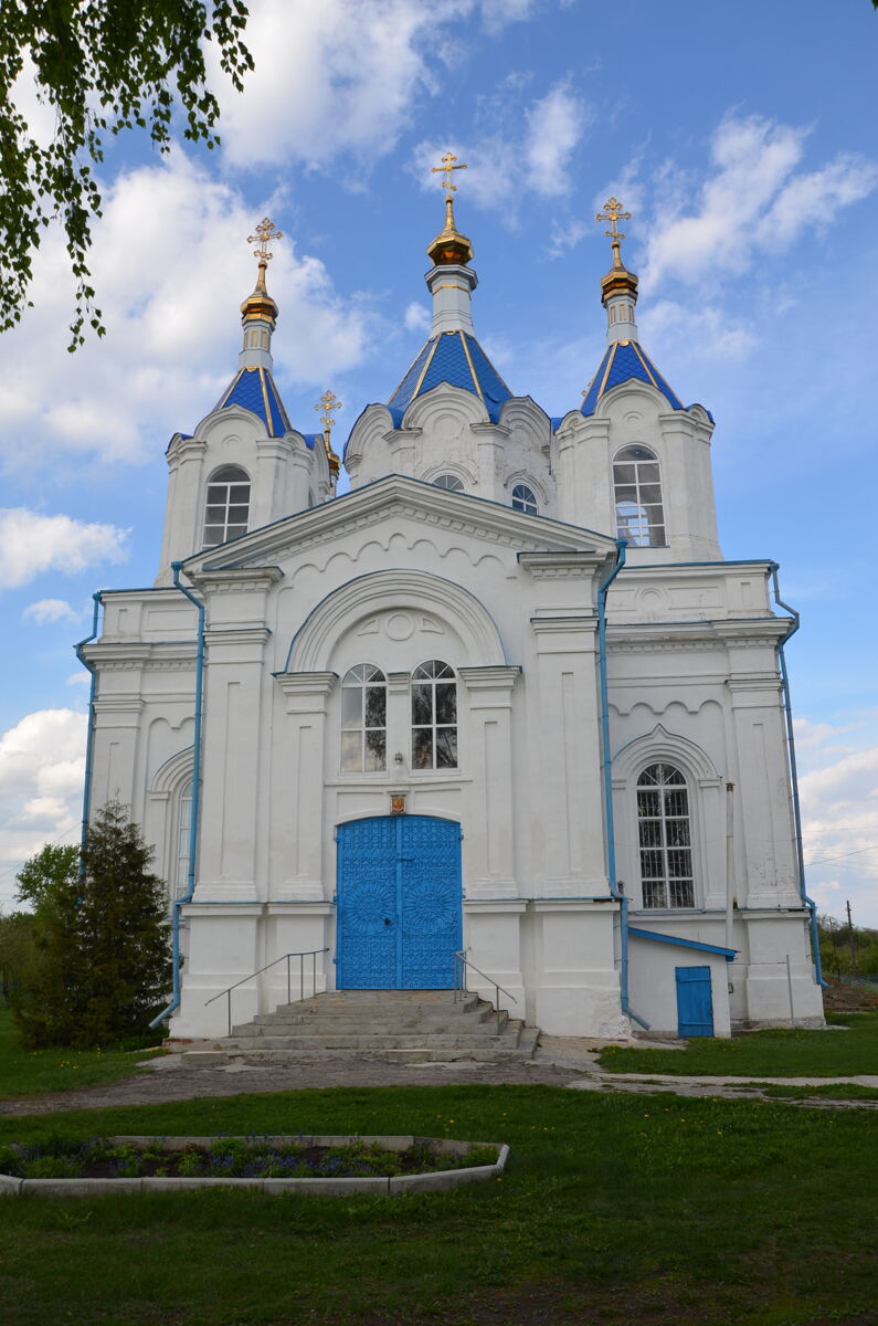 Церковь Покрова Пресвятой Богородицы (холодная), Ачадово (Зубово-Полянский район, Республика Мордовия). фасады